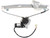 Garage-Pro Front Window Regulator Compatible with MITSUBISHI GALANT 1999-2003 LH Power with Motor New