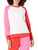 The Drop Women's Dora Long Sleeve Slouchy Raglan, Flame red, XS