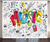 Ambesonne Music Curtains, Pop Art Featured Doodle Style Musical Background Instruments Sound Art Illustration, Living Room Bedroom Window Drapes 2 Panel Set, 108" X 90", Cream Black