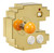 Bandai - Pac-Man Connect and Play: Gold Edition Controller w/ 12 Classic Games