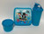 Tupperware Playful Pirate 3pc Lunch Set Sandwich Keeper Tumbler Snack Cup 