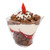4 oz Clear Plastic Mini Crescendo Cup - 3" x 3" x 2 3/4" - 100 count box - Restaurantware
