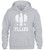 Cybertela Poland White Eagle Polish Pride Polska Sweatshirt Hoodie Hoody (Light Gray, 2X-Large)