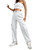LOLOCCI Cargo Pants for Women Baggy Cargo Pants High Waisted Cargo Wide Leg Pants for Women White S