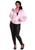 Women's Pink Ladies Jacket Plus Size Officially Licensed Grease Costume 3X