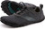 WHITIN Men's Cross-Barefoot Minimalist Shoes Zero Drop Wide Toe Box Five Fingers Size 12 Gym Workout Fitness Trail Running Hiking Grey 45