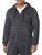 adidas Men's Essentials Fleece 3-Stripes Full-Zip Hoodie, Dark Grey Heather, Medium
