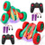 GAOMON 2PACK Remote Control Car RC Stunt Car for Kids,2.4Ghz High Speed Rock Crawler Vehicle,360 Rotating 4WD Off Road Double Sided Rotating Tumbling with 4 Rechargeable Battery.