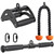 SELEWARE Cable Machine Attachments Set LAT Pulldown Attachments Cable Machine Accessories for Home Gym Weight Workout Tricep Rope Double D Row Handle V Bar Handle Pull Down Bar Straight Bar