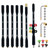 AgiiMan Pressure Washer Extension Wand - 9 Pack Gutter Cleaning Tools Extension Wand, Power Washer Replacement Lance with 5 Nozzle Tips, 1/4" Quick Connect, 4000PSI