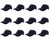 Gelante Baseball Caps Hats 100% Cotton Plain Blank Adjustable Size Wholesale Bulk of 12 Pack Navy