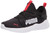 PUMA Rift Slip On Pop Running Shoe, Black-High Risk Red, 11 US Unisex Little Kid