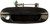 Dorman 80268 Front Passenger Side Exterior Door Handle Compatible with Select Models, Smooth Black