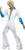 Smiffys mens Disco Man Costume, All in One Adult Sized Costume, White, L - US Size 42 -44