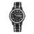 Armitron Men's 20/4935BKTB Day/Date Function Black and Silver-Tone Bracelet Watch