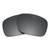 Revant Replacement Lenses Compatible With Oakley Holbrook, Polarized, Black Chrome MirrorShield
