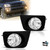 SPIEGEER Fog Lights Assembly for 2006 2007 2008 2009 Toyota 4Runner Fog Lamps Replacement Kit with Switch&Wiring Kit with 9006 12V 55W Halogen Bulbs Clear Lens