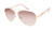 Jessica Simpson J6105 Chic Women's Metal Aviator Pilot Sunglasses with 100% UV Protection. Glam Gifts for Her, 62 mm, Rose Gold & Rose