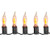Brite Star Halloween C7 Flicker Flame Lights, Clear