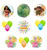 Disney Moana 15 pc Birthday Party Supplies Balloon Decoration Kit
