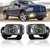 Fog Lights Compatible with 2009-2018 Dodge Ram 1500 2500 3500, Bumper Driving Fog Lamps Assemblies, 1 Pair with Left and Right Side (Clear Lens)