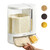 Mostop Rice Dispenser, 24 Lbs Dry Food Storage Container with Measuring Cup, 2 in 1 Large Sealed Integrated Grain Container, Rice Container Kitchen Organization for Rice, Beans, Cereals