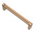 Alzassbg 10 Pack Champagne Bronze Cabinet Pulls, 5 Inch(128mm) Hole Centers Cabinet Handles Kitchen Hardware Knurled Drawer Handle Pull AL3101TGP