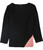 Alfani Womens Pleated Detail Pullover Blouse, Black, Large