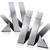 Spec-D Tuning Door Pillar Trims Compatible with 2005-2010 Chrysler 300 300C SRT8, 2005-2008 Dodge Magnum