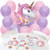 Rainbow Unicorn - Confetti and Balloon Magical Unicorn Baby Shower or Birthday Party Decorations - Combo Kit