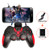XFUNY Wireless Bluetooth Game Controller Rechargeable Gamepad for Android / PC / Tablet with Clip and Bag (Red)