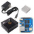 Orange Pi Zero 2, 1GB Allwinner H616 Quad Core 64 Bit Open-Source 1000M Ethernet Single Board Computer, Support Android10, Ubuntu, Debian (Zero2+ Black Case + Al Heat Sink+Type-C Supply)
