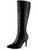 Perphy High Heels Pointed Toe Stiletto Heel Black Knee High Boots for Women 6 M US