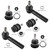 YMAUGP Front Upper Lower Ball Joints Outer Tie Rods for Toyota 4Runner 2003-2009, for Toyota FJ Cruiser 2007-2009, for Lexus GX470 2003, for Lexus GX470 2004-2009 (Except Kinetic Dynamic Suspension)