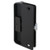 Slide-Co 121087 Mortise Type Screen Door Latch and Pull, Black Plastic