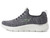 Skechers Men's Gowalk Flex-Athletic Slip-On Casual Walking Shoes with Air Cooled Foam Sneakers, Grey/Lime 2, 8.5