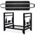 MYFIREPLACEDIRECT Firewood Rack with Log Bag Indoor Fireplace Log Holder Outdoor Wood Storage Log Rack Decorative Heavy Duty Steel Firewood Carrier Stove Bracket Stacking Rack