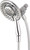 DELTA FAUCET FAUCET 4-Spray In2ition 2-in-1 Dual Shower Head with Handheld, Touch-Clean with Hose, Detachable, Hand Held, Chrome 75486C