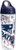 Tervis 1248183 NFL New England Patriots All Over Tumbler with Wrap and Navy with Gray Lid 24oz Water Bottle, Clear