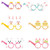 ALIBBON 12 Pcs Easter Glasses for Kids, Easter Bunny Ears Chick Easter Eggs Glasses, Easter Photo Booth Props, Easter Party Decoration Supplies, Funny Glasses for Kids Adults Birthday Party Favors