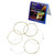 6Pcs/pack Folk Guitar String Steel Core Guitar Strings Set Practice Replacement Part Accessory For Acoustic Folk Guitar Acoustic Guitar Strings Steel Guitar Strings 6 String Set Folk Guitar Strings 6
