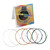 6Pcs/pack Folk Guitar String Steel Core Guitar Strings Set Practice Replacement Part Accessory For Acoustic Folk Guitar Acoustic Guitar Strings Steel Guitar Strings 6 String Set Folk Guitar Strings 6
