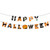 BIEUFBJI Halloween Banner, Happy Halloween Banner, Pumpkin Bat Witch Ghost Hanging Decor Happy Halloween Banner