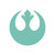 Rebel Alliance Symbol Sticker Vinyl Decal Notebook Car Window Laptop 5" x 5" (Mint)