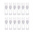 erioctry 12Pcs 5ML Empty Refillable Cosmetic Containers Cream Lotion Bottles Portable Clear Plastic Airless Vacuum Pump Bottle Sample Packing Toiletries Liquid Storage Vial Jars