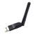 hudiemm0B USB Network Card, MT7601 150Mbps Wireless WiFi Router USB Network Card Adapter with 2dB Antenna Black