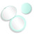 FOME Travel Makeup Mirror with Light, Led Lighted Compact Mirror Led Travel Makeup Mirror Compact Magnifying Mirror 1x/10x Handheld Double Sided Portable Folding Mirror Handbag Purse Pocket