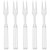 Creative Converting Cocktail Forks, One Size, Clear