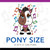 Silly Sounds Pony Ear Plugs 4qty (Black)