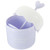 Beavorty Face Foam Maker Facial Bubble Maker Rich Cream Foamer Deep Foam Cup Plastic Skincare Tool Maker Cup Cleansing Foaming Maker for Wash Facial Skin Blue